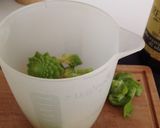 A picture of step 3 of Gnocchi with Romanesco Broccoli Cream and Carrot Chips.