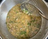 A picture of step 2 of Kuttu Flour Liquid Aloo Paratha / Chilla.