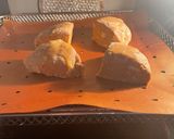 A picture of step 4 of Pumpkin biscuits in the airfryer (makes 4).