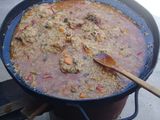 Arroz con pollo al disco