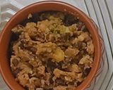 A picture of step 3 of Mint Pani Puri with Chana–Potato Stuffing.