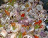 Foto langkah ke 4 dari resep Asin cumi pedas.
