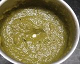 A picture of step 1 of Spinach banana cholla tikkii in new taste.