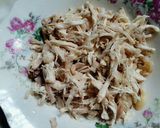 Foto langkah ke 1 dari resep Pepes tahu ayam suwir.
