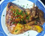 Foto del paso 6 de la receta: Pollo cos Salsa de Ostras, Lima y Miel con Patatas al Horno