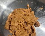 A picture of step 2 of Cashew dates barfi.