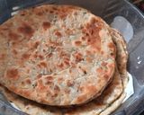 A picture of step 5 of Onion chapati.