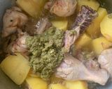A picture of step 4 of White Chicken Biryani.