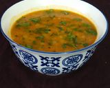 A picture of step 7 of Tuvar daal.