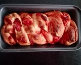A picture of step 5 of Strawberry Babka Bread with Cream Cheese Frosting.