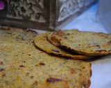 A picture of step 20 of Indian chickpea flat bread.