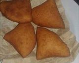 A picture of step 8 of Mahamri - Kenyan coastal breakfast meal.