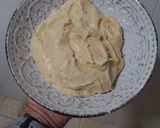 Foto del paso 6 de la receta: Bracito de crema de praliné de avellanas y compota de caqui cubierto de yema quemada (sin gluten)
