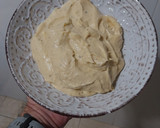 Foto del paso 6 de la receta: Bracito de crema de praliné de avellanas y compota de caqui cubierto de yema quemada (sin gluten)