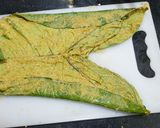A picture of step 8 of Patra (Alu Vadi).