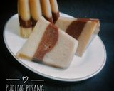 Foto langkah ke 9 dari resep Puding Pisang Lapis Cokelat #rabubaru_cookpad.