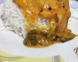 A picture of step 7 of Palak dal.