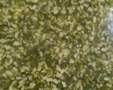 A picture of step 1 of Moong Dal Vada.