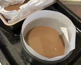 A picture of step 2 of Chickpeas cocoa brownies/ cake.