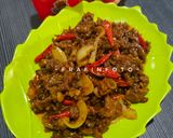 Foto langkah ke 7 dari resep Tumis Daging Kurban.