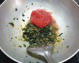 A picture of step 3 of Methi chana malai.