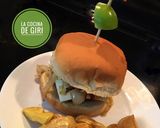 Foto del paso 3 de la receta: Hamburguesa con cebolla & hongos