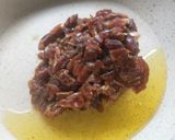 A picture of step 2 of Dates, Nuts & Chocolate Balls.