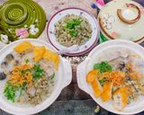 Hình bước làm 3 của món Cháo Hến Sườn Và Nấm Rơm