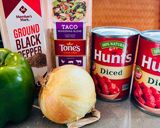 A picture of step 3 of Naked Taco Supreme.
