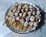 Une image de l'étape 17 de Boulgour brochettes de poulet hmiss et salade de laitue 🍴.