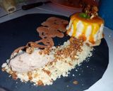 Foto del paso 14 de la receta: Mousse de calabaza y jarabe de mezcal con coulis de cempasúchil