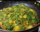 A picture of step 3 of Aloo Methi ki Sabzi.
