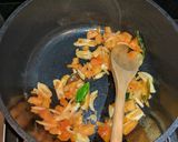 A picture of step 4 of Lentil Dhal.