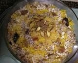 A picture of step 8 of # Theme Rice sweet yellow rice.