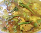 A picture of step 8 of Rui Macher Patla Jhol.