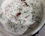 A picture of step 3 of Cheesey onion and tomato raita.