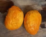 A picture of step 1 of Mango mastani.
