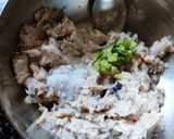 A picture of step 1 of Kele ka kofta.