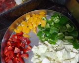 A picture of step 2 of Veg. Tofu chilly (Jain).