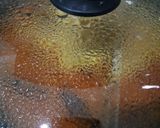 A picture of step 12 of Mustard gravy vali gatte ki sabji with chapati.