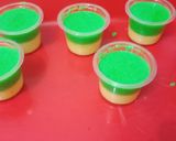 Foto langkah ke 4 dari resep Puding lumut mentega cup.