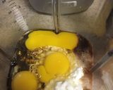 A picture of step 1 of 3 ingredient fake pancakes (made with oats and cottage cheese).