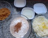 Foto del paso 1 de la receta: Muffins de pera