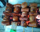 Foto langkah ke 3 dari resep Sate sosis dan pentol simple.