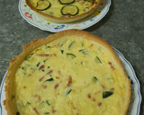 Foto del paso 5 de la receta: Quiche de calabacín, puerro y bacon