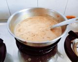 A picture of step 4 of Healthy, tasty unique dry fruit Chiku basundi.