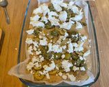 A picture of step 4 of Lemon and Olive Focaccia Pizza.
