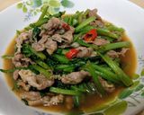 沙茶牛肉炒空心菜的食譜步驟4照片