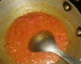 A picture of step 5 of Chana pulav with moth vaddi.