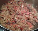 A picture of step 3 of Baked rice with minced meat .